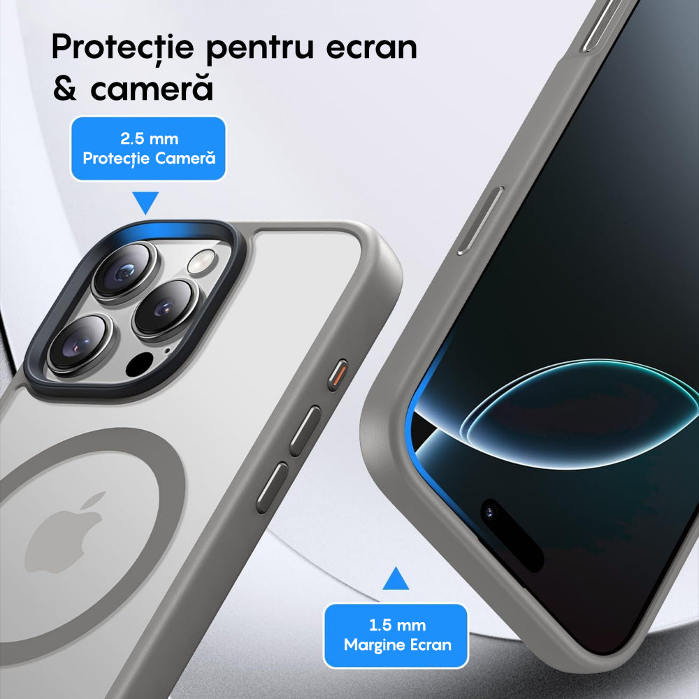 Husa MagSafe - iPhone 16 Pro - Gri