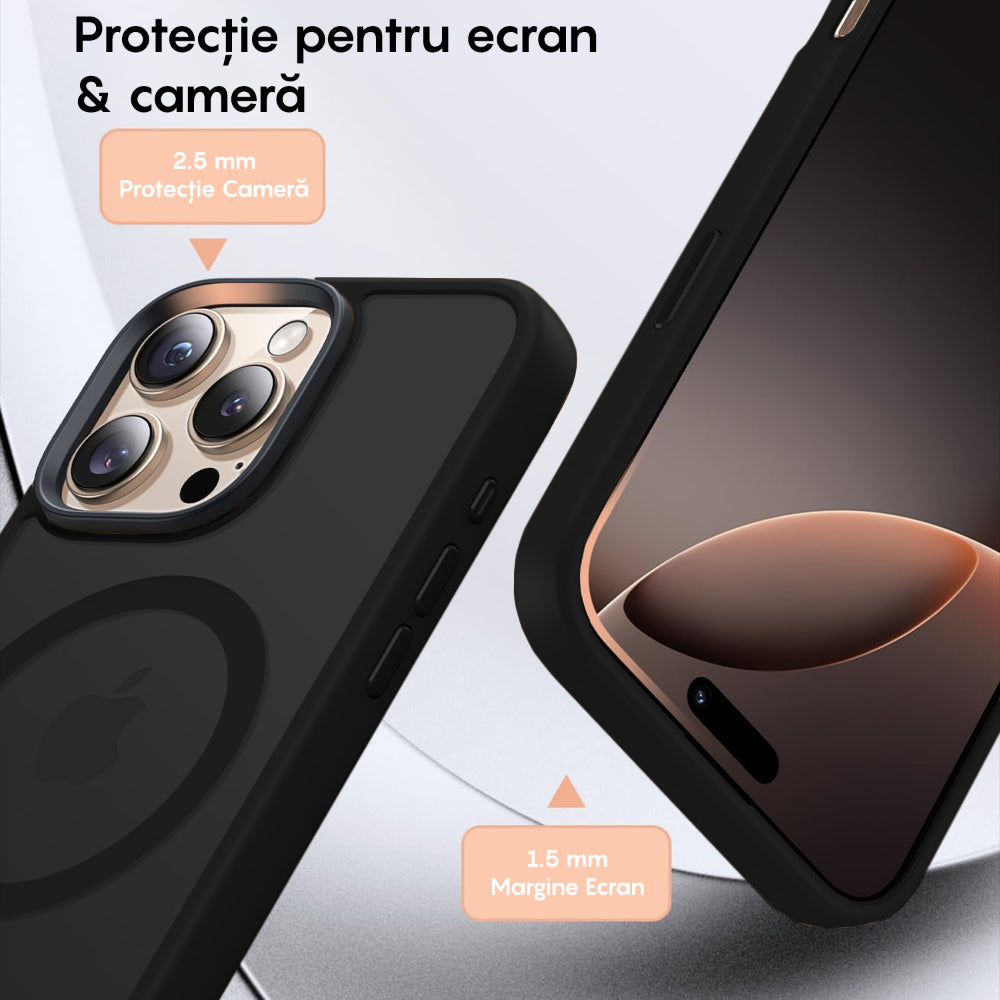 Husa MagSafe - iPhone 16 Pro - Negru