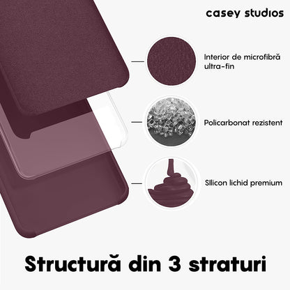 Husa Soft Silicone - Samsung Galaxy A13 5G/A04s/M13 5G - Burgundy