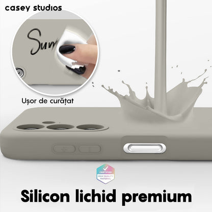 Husa Soft Silicone - Samsung Galaxy A14 4G/5G - Gri