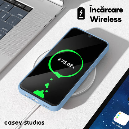Husa Soft Silicone - Samsung Galaxy A14 4G/5G - Light Blue