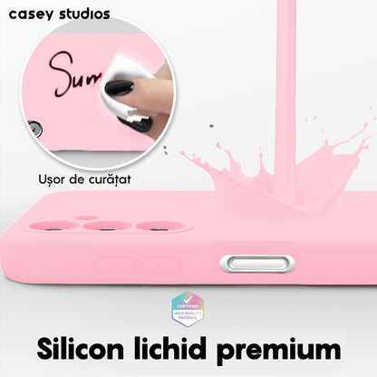 Husa Soft Silicone - Samsung Galaxy A14 4G/5G - Roz