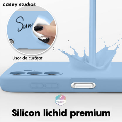 Husa Soft Silicone - Samsung Galaxy A34 - Light Blue