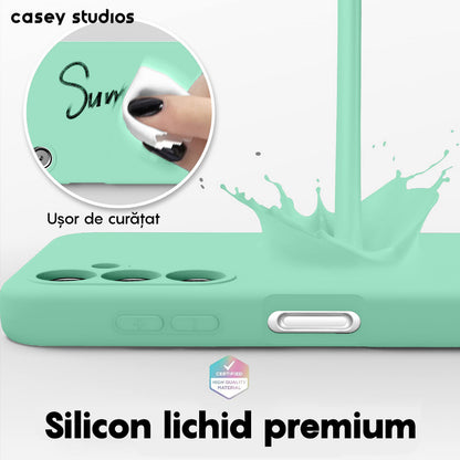 Husa Soft Silicone - Samsung Galaxy A34 - Light Green