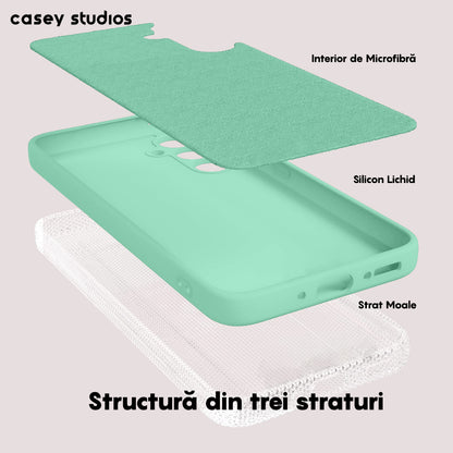 Husa Soft Silicone - Samsung Galaxy A34 - Light Green