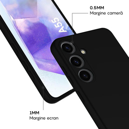 Husa Soft Silicone - Samsung Galaxy A55 5G - Negru