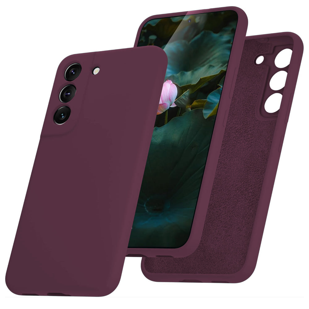 Husa Soft Silicone - Samsung Galaxy S22 - Burgundy