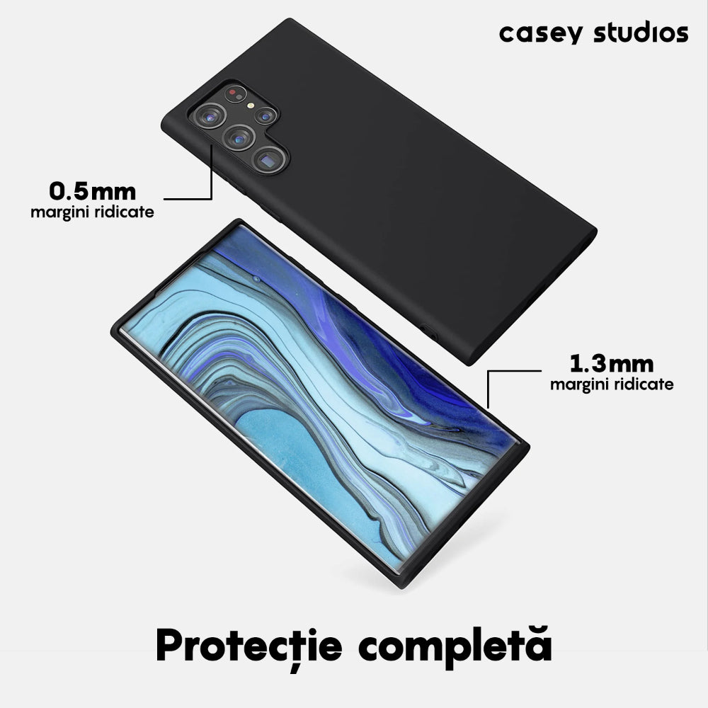 Husa Soft Silicone - Samsung Galaxy S22 Ultra - Negru