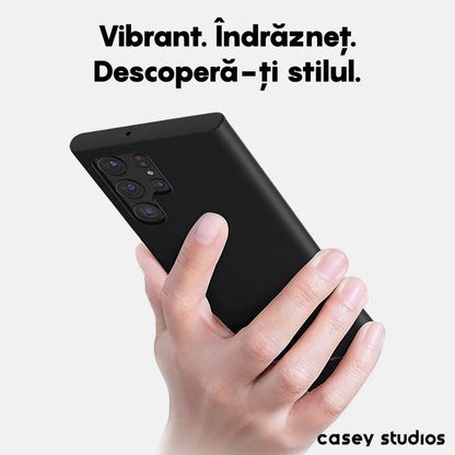 Husa Soft Silicone - Samsung Galaxy S22 Ultra - Negru