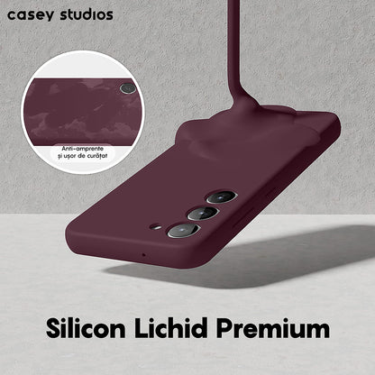 Husa Soft Silicone - Samsung Galaxy S23 Plus - Burgundy
