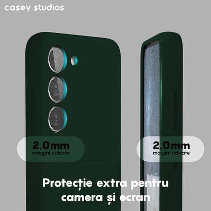 Husa Soft Silicone - Samsung Galaxy S23 Plus - Dark Marine Green