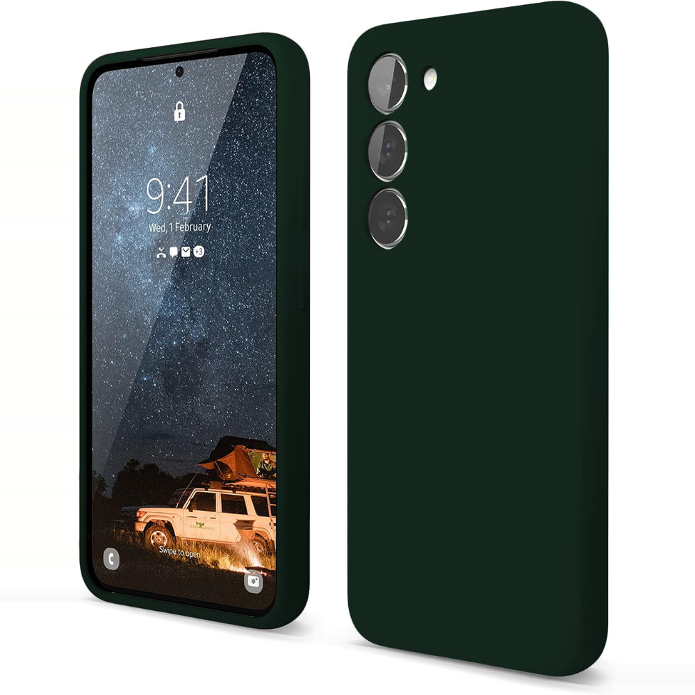 Husa Soft Silicone - Samsung Galaxy S23 Plus - Dark Marine Green