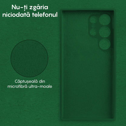 Husa Soft Silicone - Samsung Galaxy S23 Ultra - Dark Marine Green