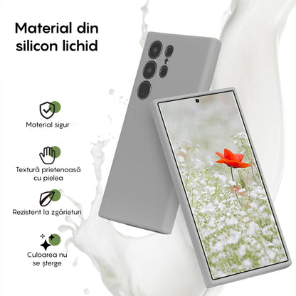 Husa Soft Silicone - Samsung Galaxy S23 Ultra - Gri