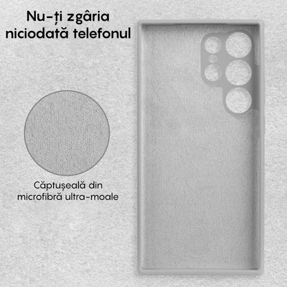 Husa Soft Silicone - Samsung Galaxy S23 Ultra - Gri