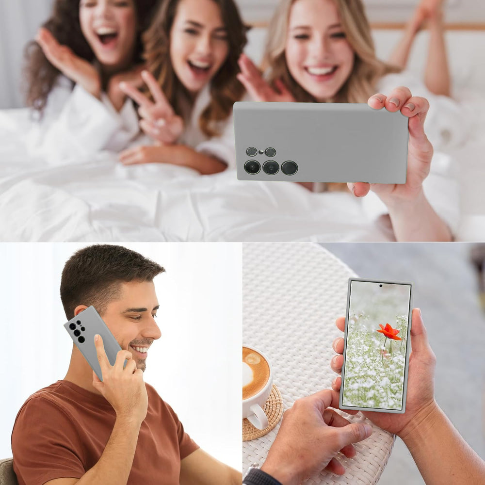 Husa Soft Silicone - Samsung Galaxy S23 Ultra - Gri