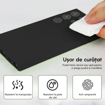 Husa Soft Silicone - Samsung Galaxy S23 Ultra - Negru
