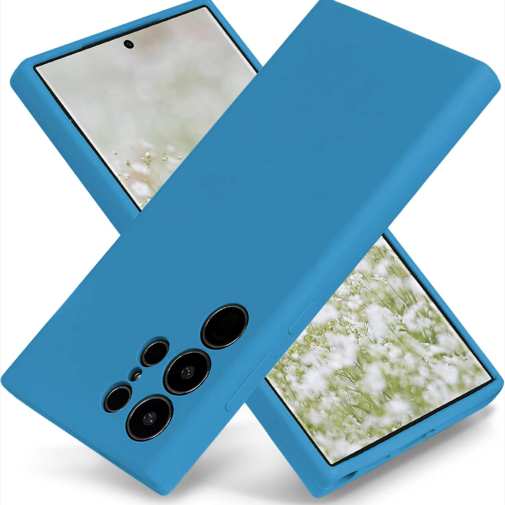 Husa Soft Silicone - Samsung Galaxy S24 Ultra - Cadet Blue