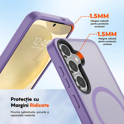 Husa MagSafe - Samsung Galaxy S24 Plus - Mov Deschis