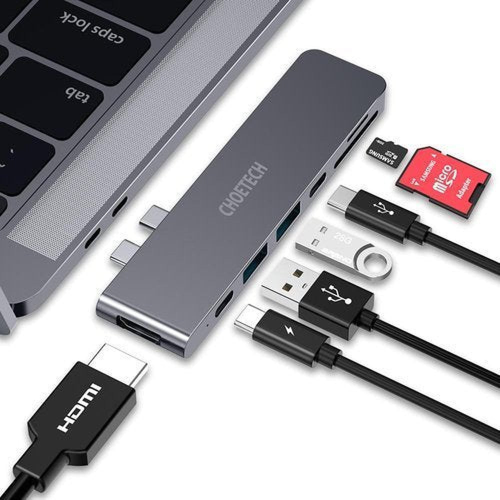 HUB Macbook Pro Choetech Type-C - Gri