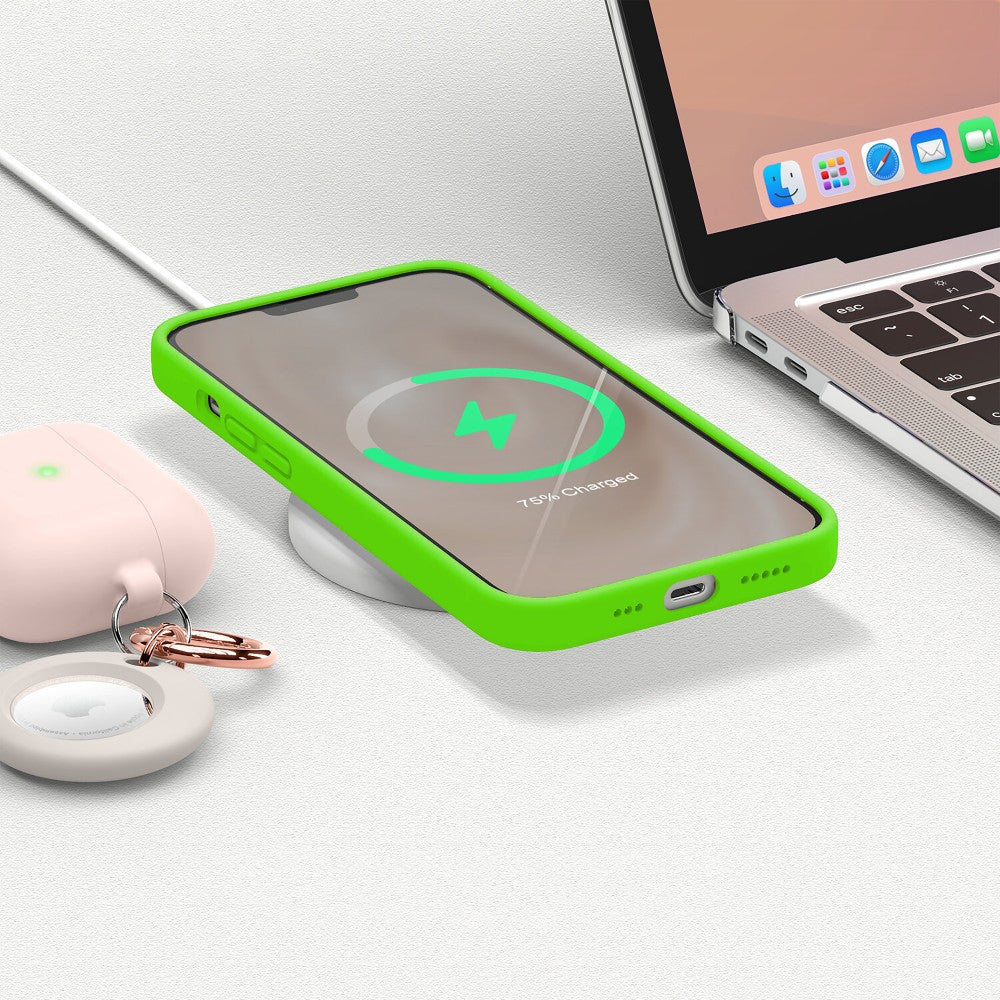 Husa Soft Silicone - iPhone 13 Pro Max - Neon Green