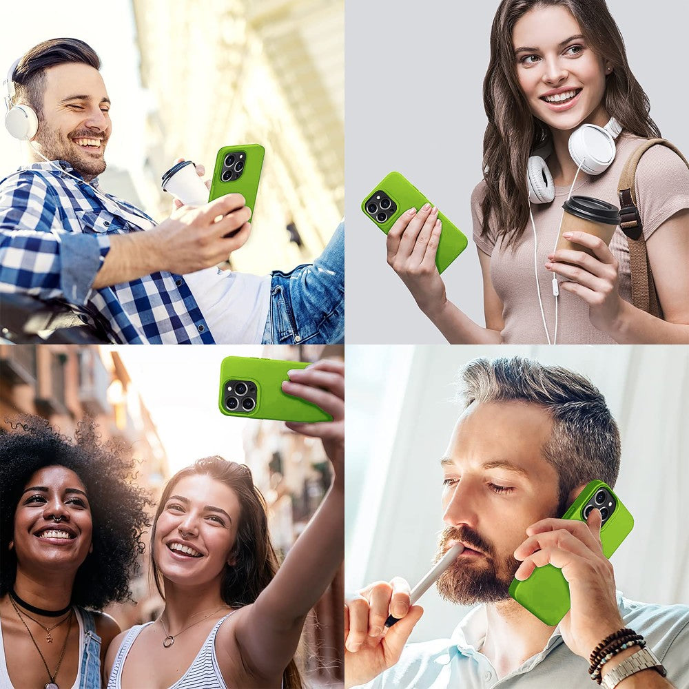 Husa Soft Silicone - iPhone 13 Pro Max - Acid Green