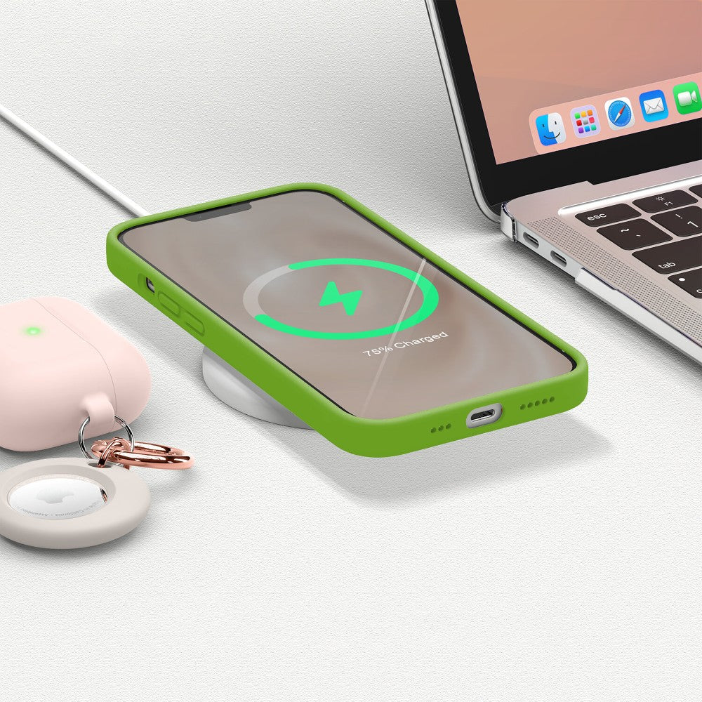 Husa Soft Silicone - iPhone 13 Pro Max - Acid Green