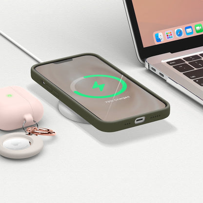 Husa Soft Silicone - iPhone 13 Pro Max - Army Green