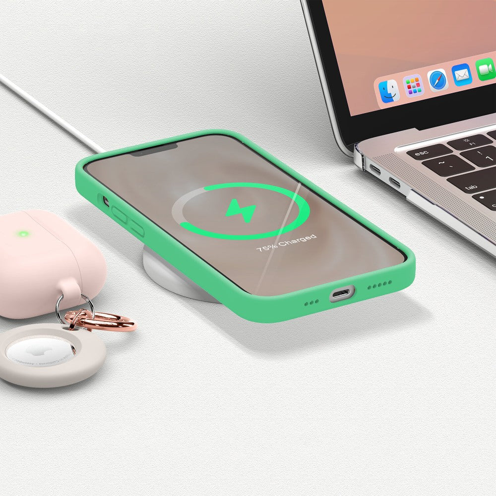 Husa Soft Silicone - iPhone 13 Pro Max - Emerald