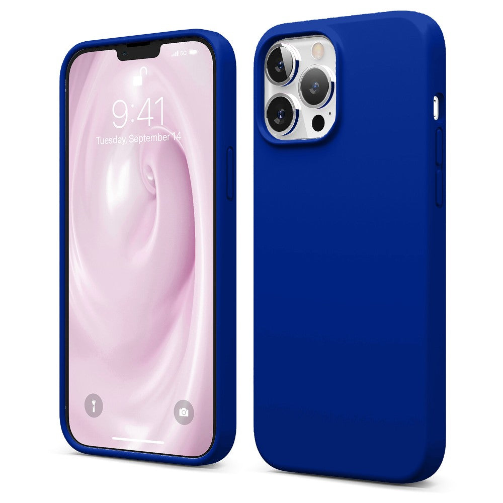 Husa Soft Silicone - iPhone 13 Pro Max - Dark Blue