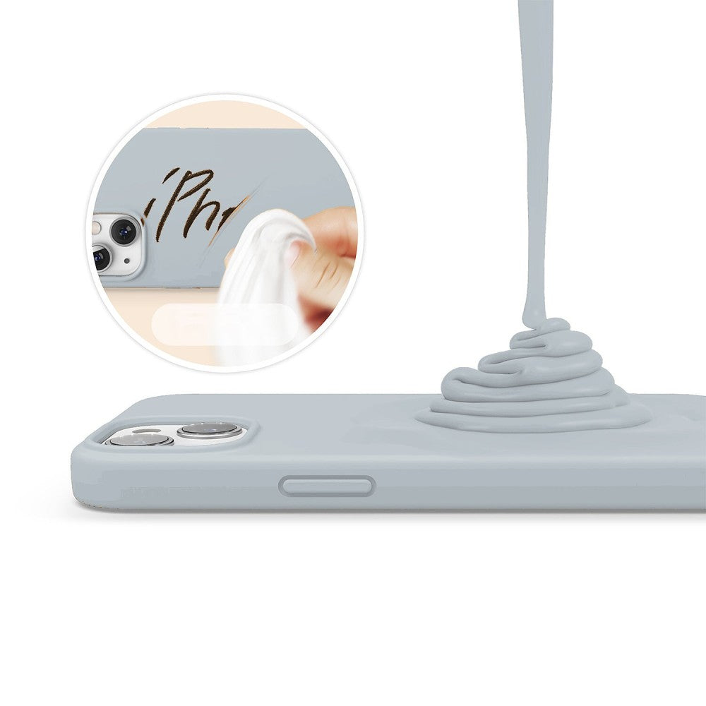 Husa Soft Silicone - iPhone 13 - Light Gray