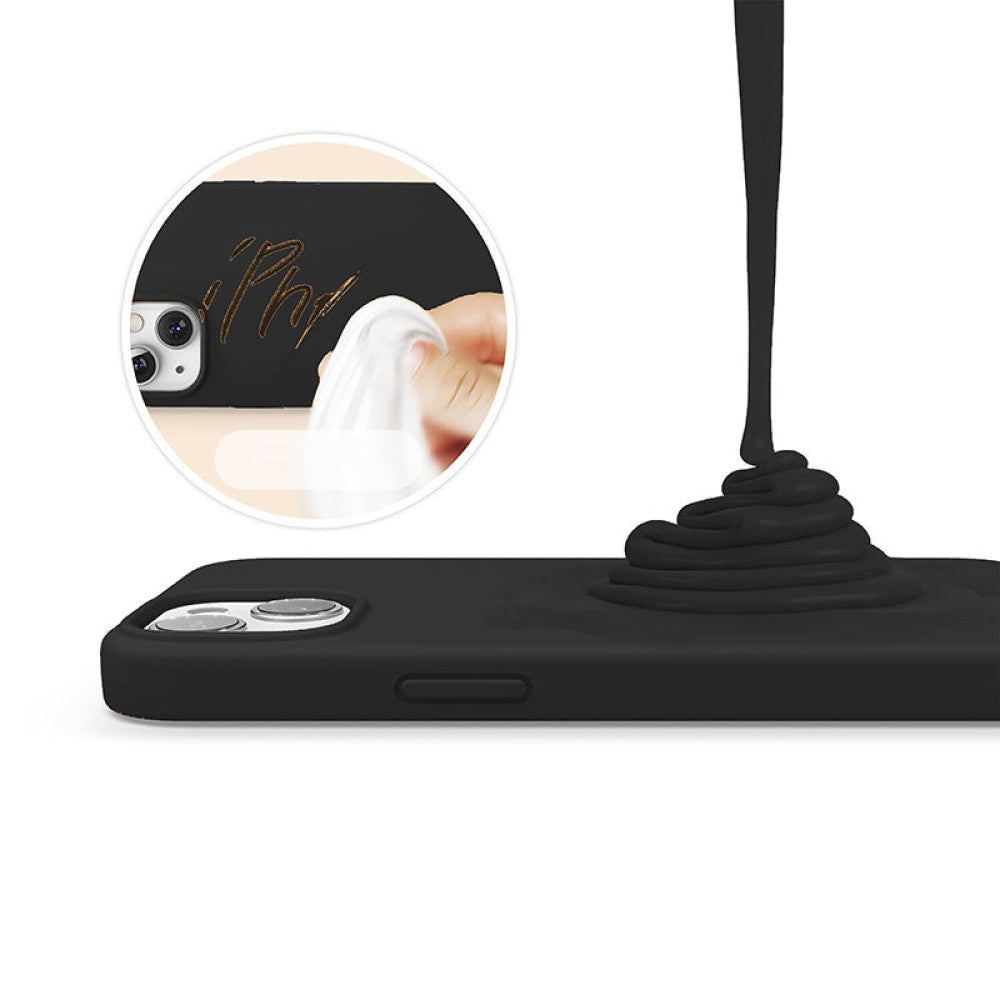 Husa Soft Silicone - iPhone 13 - Negru