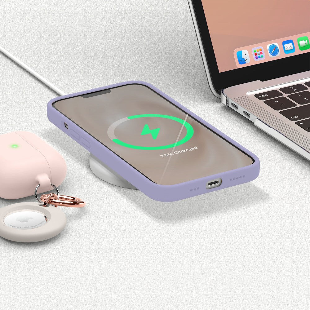 Husa Soft Silicone - iPhone 13 - Light Lilac