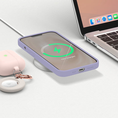 Husa Soft Silicone - iPhone 13 - Light Lilac