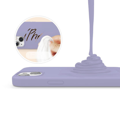 Husa Soft Silicone - iPhone 13 - Light Lilac