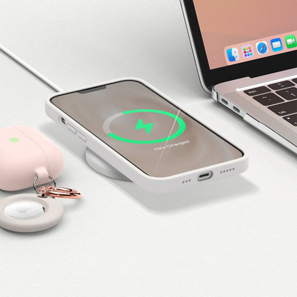 Husa Soft Silicone - iPhone 13 - Alb