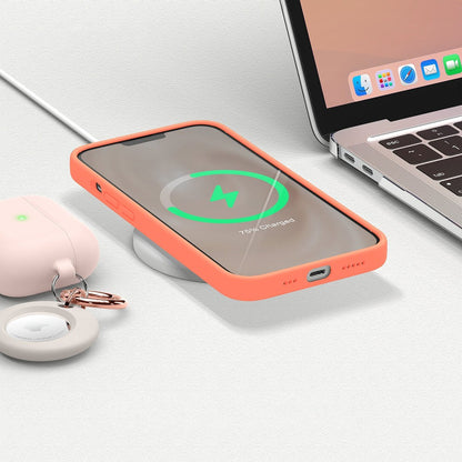 Husa Soft Silicone - iPhone 13 Mini - Peach