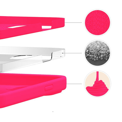 Husa Soft Silicone - iPhone 13 Mini - Neon Pink