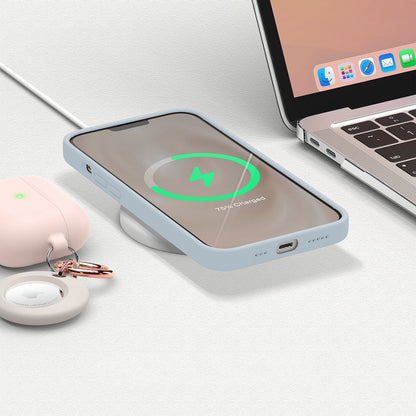 Husa Soft Silicone - iPhone 13 Mini - Light Gray