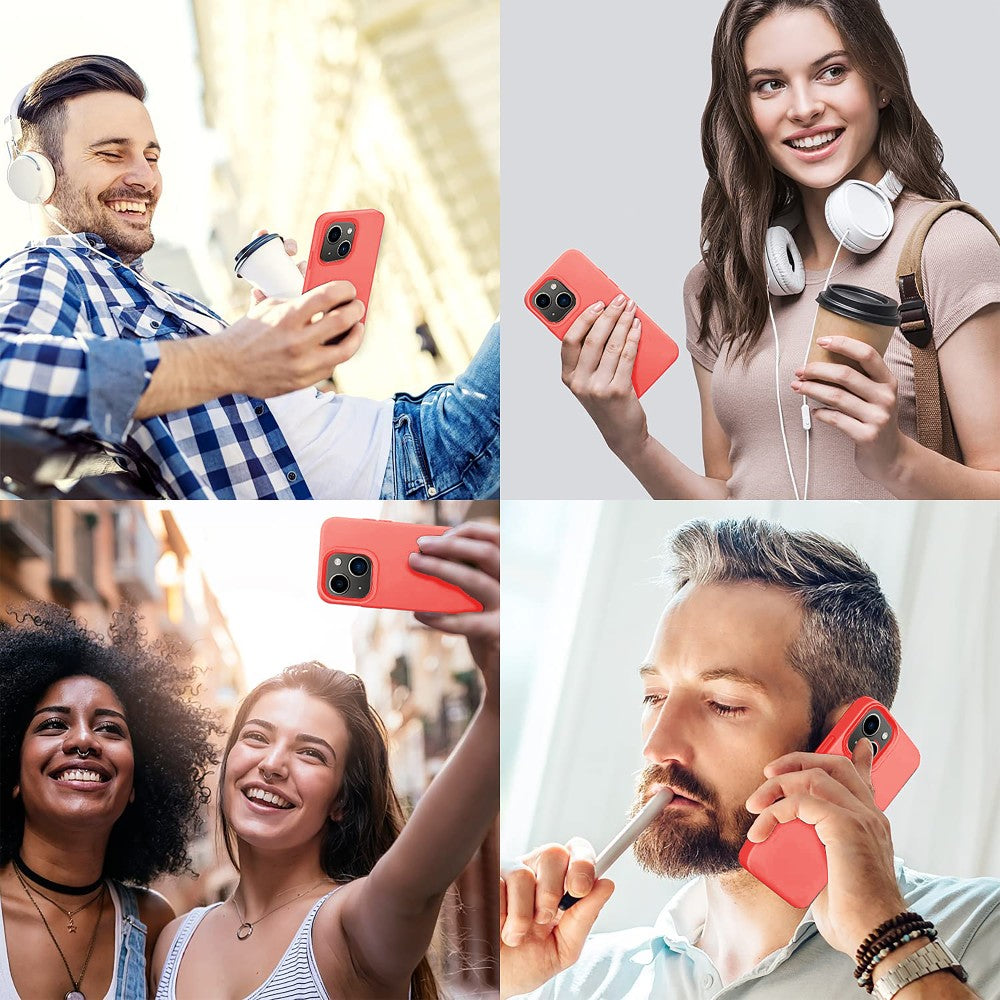 Husa Soft Silicone - iPhone 13 Mini - Flamingo