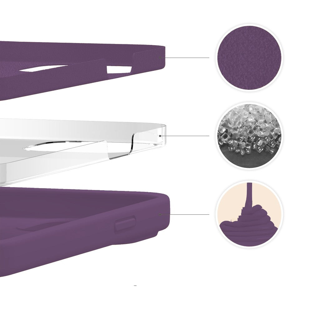 Husa Soft Silicone - iPhone 13 Mini - Light Purple