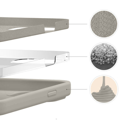 Husa Soft Silicone - iPhone 13 Mini - Gray