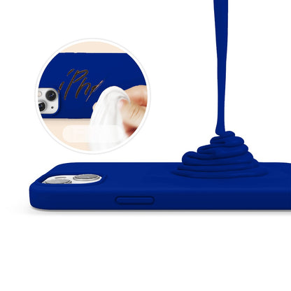 Husa Soft Silicone - iPhone 13 Mini - Dark Blue