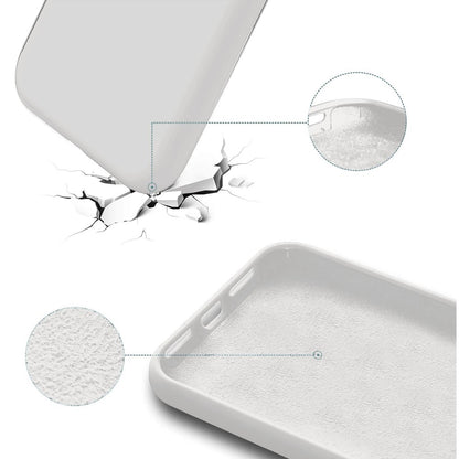 Husa Soft Silicone - iPhone 13 Mini - Alb