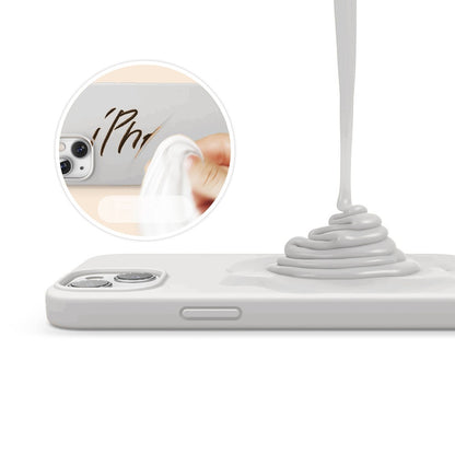 Husa Soft Silicone - iPhone 13 Mini - Alb