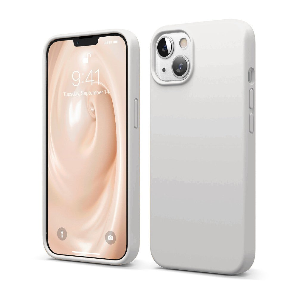 Husa Soft Silicone - iPhone 13 Mini - Alb