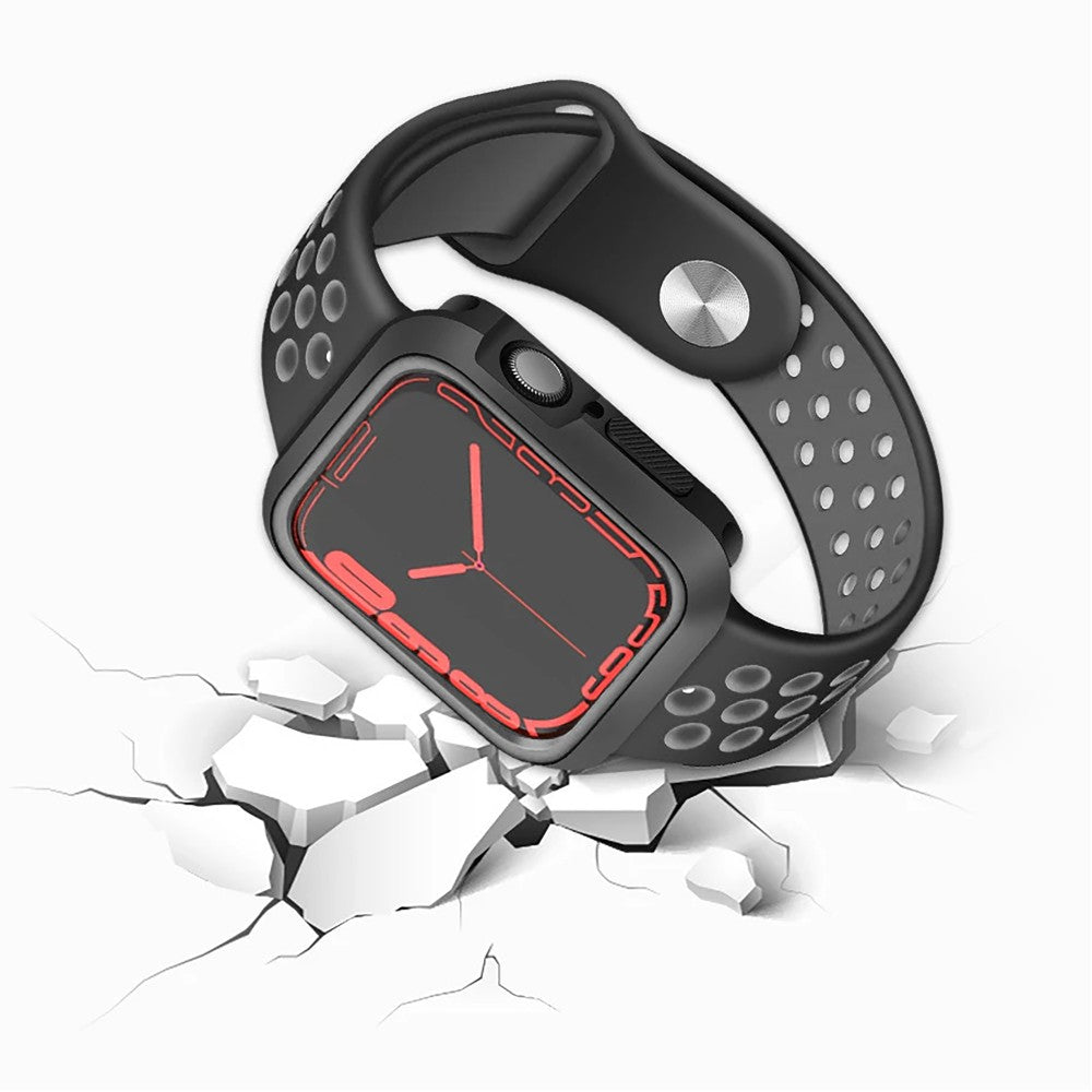 Carcasa Rugged - Apple Watch 1/2/3 - 42MM - Negru/Gri
