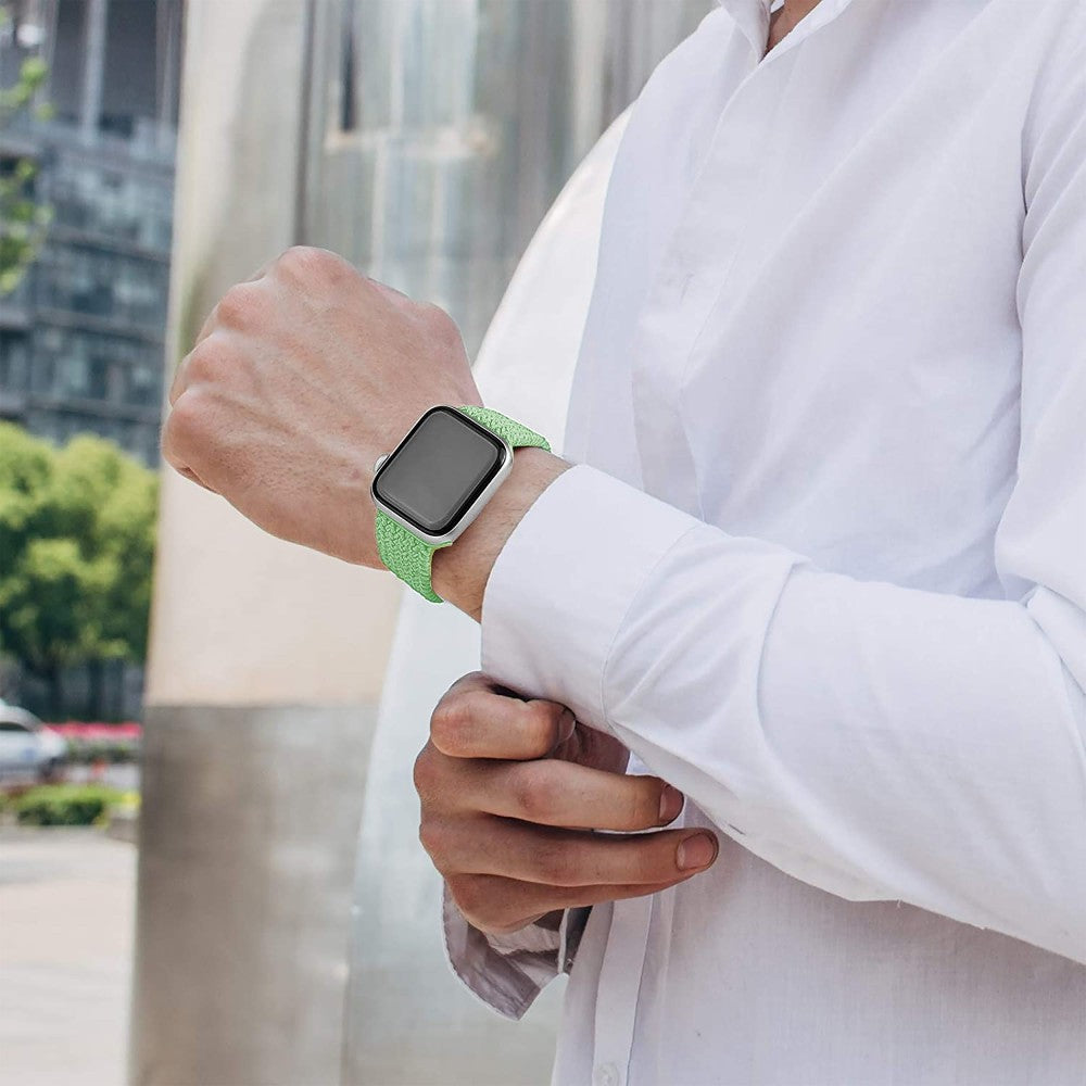 Curea Braided Breeze - Apple Watch 1/2/3/4/5/6/7/8/9/SE - 38/40/41 MM - XXS - Pistachio