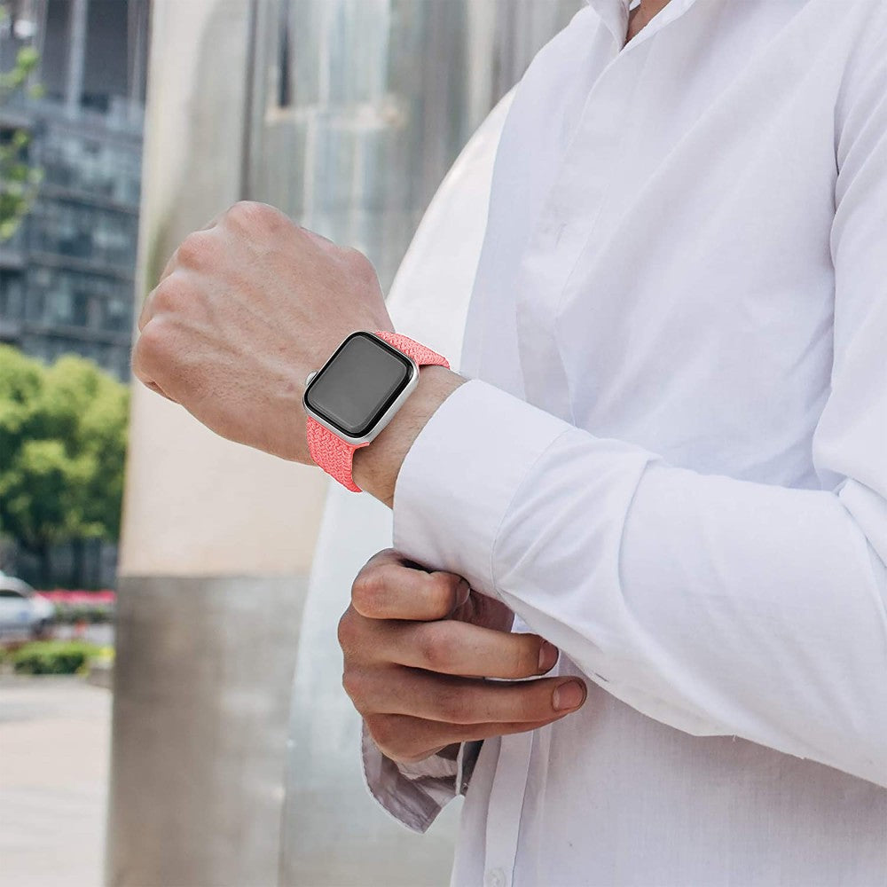 Curea Braided Breeze - Apple Watch 1/2/3/4/5/6/7/8/9/SE/Ultra 1/Ultra 2 - 42/44/45/49 MM - XS - Pink