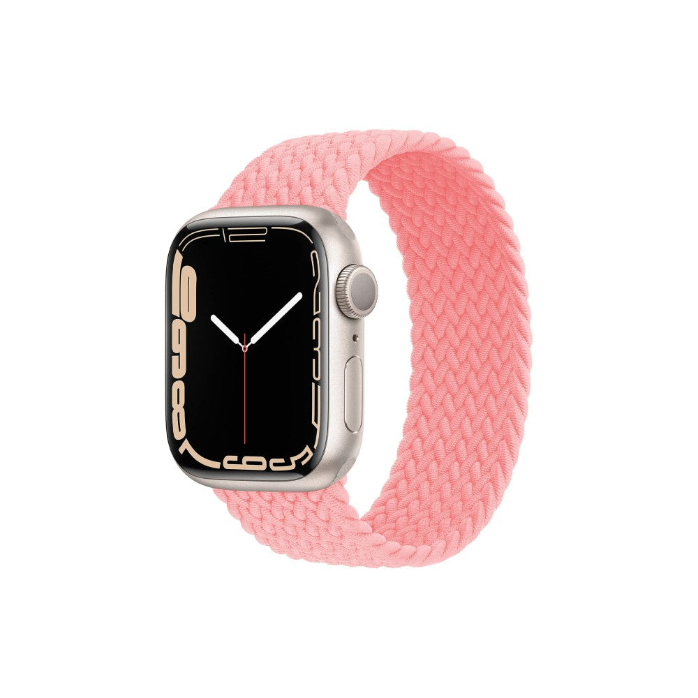 Curea Braided Breeze - Apple Watch 1/2/3/4/5/6/7/8/9/SE/Ultra 1/Ultra 2 - 42/44/45/49 MM - XS - Pink